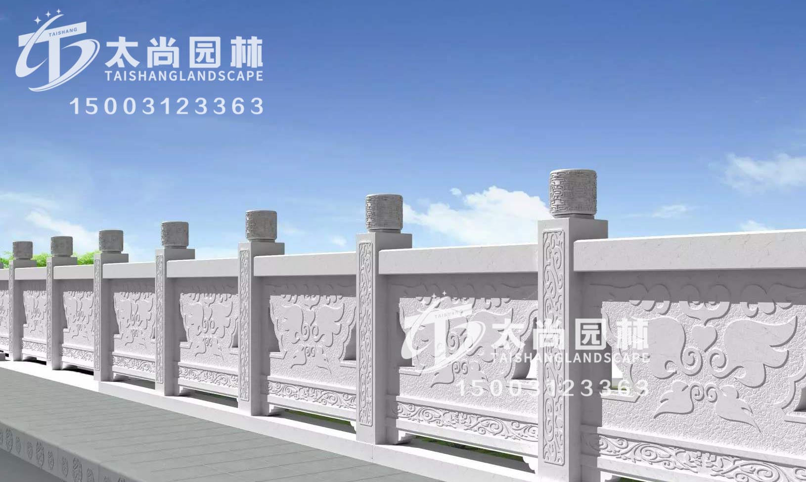 石栏杆，尊龙凯时人生就是搏园林