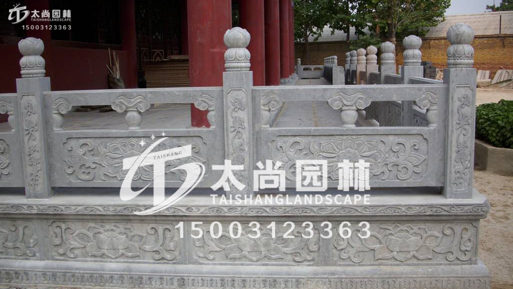 尊龙凯时人生就是搏雕塑，寺庙护栏